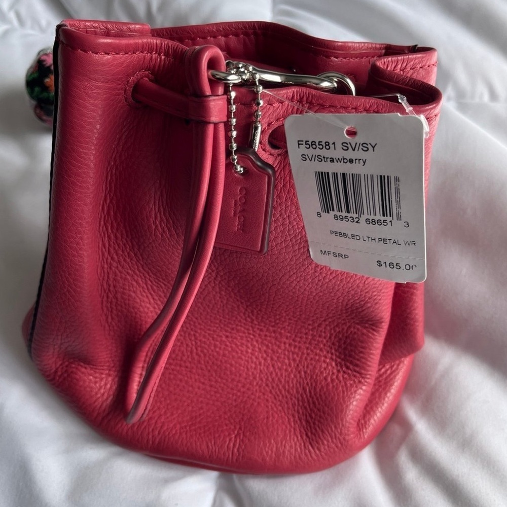 NWT Coach Drawstring Pouch - Picture 6 of 8